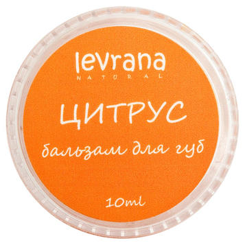 levrana Бальзам для губ "Цитрус"