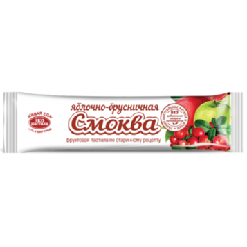 ЭКО ПАСТИЛА Смоква Яблочно-Брусничная
