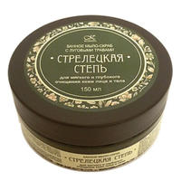 Клеона Скраб-мыло Банное с луговыми травами «Стрелецкая степь»