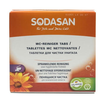 Sodasan Таблетки для чистки унитаза, 15 х 25 гр (375 гр)