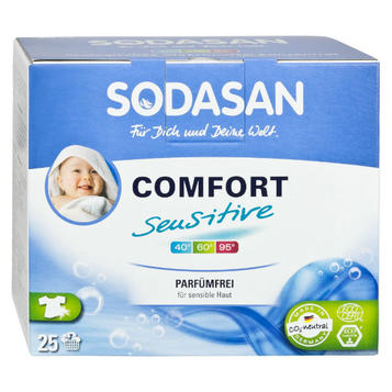 Sodasan Sensitiv Стиральный порошок-концентрат для стирки детских изделий из белых и цветных тканей и для чувствительной кожи