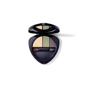 Dr.Hauschka Make-up Mallow Тени для век тройные 02 нефрит (Eyeshadow Trio 02 jade), 4,4 г