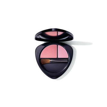 Dr.Hauschka Make-up Mallow Румяна для лица двойные 02 сочный персик (Blush Duo 02 dewy peach)