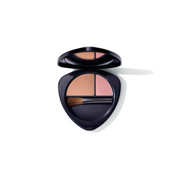 Dr.Hauschka Make-up Mallow Румяна для лица двойные 03 спелый нектарин (Blush Duo 03 sun-kissed nectarine)