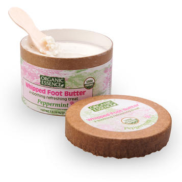 Organic Essence Whipped Peppermint Foot Cream/Взбитое масло для ног — Мята перечная,42г