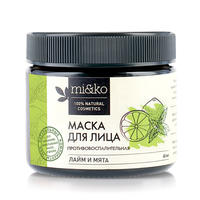 МиКо Маска для лица "Лайм и Мята" противовоспалительная