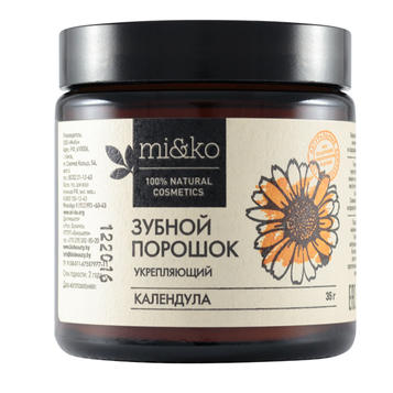 МиКо Зубной порошок укрепляющий "Календула"