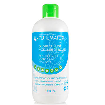 Pure Water Средство для мытья посуды с эфирным маслом эвкалипта