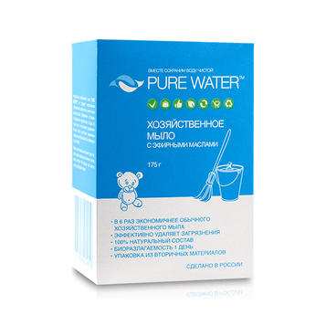 Pure Water Хозяйственное мыло с эфирными маслами